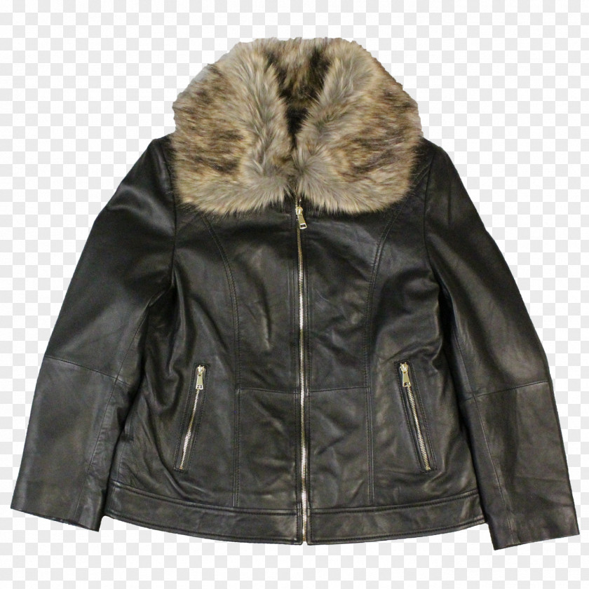 Jacket Leather Fur Clothing Coat Fake PNG