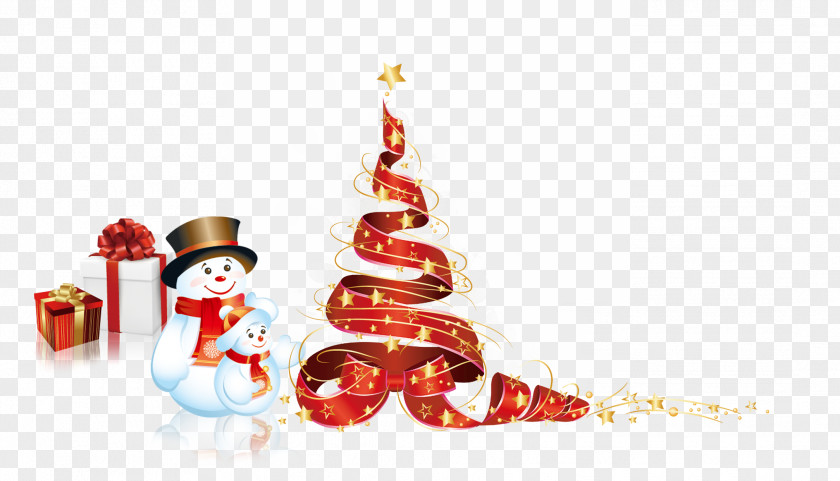 Creative Christmas Free Tree Ribbon Icon PNG