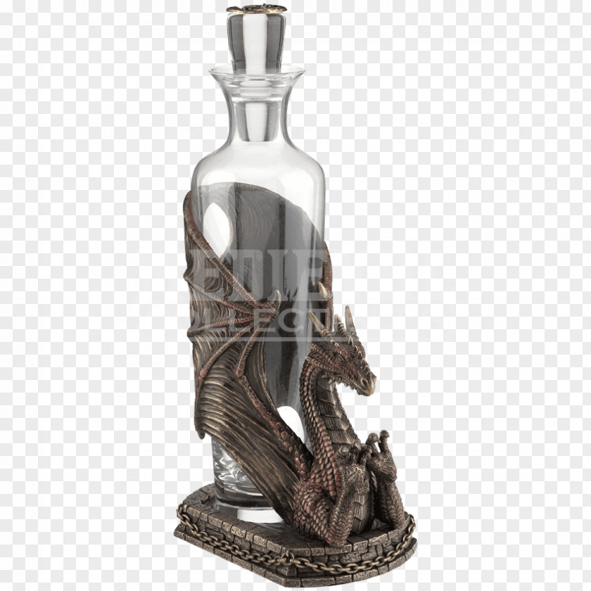 Dragon Decanter Carafe Polyresin Glass PNG