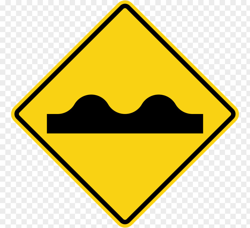 Road Traffic Sign Speed Bump Warning PNG