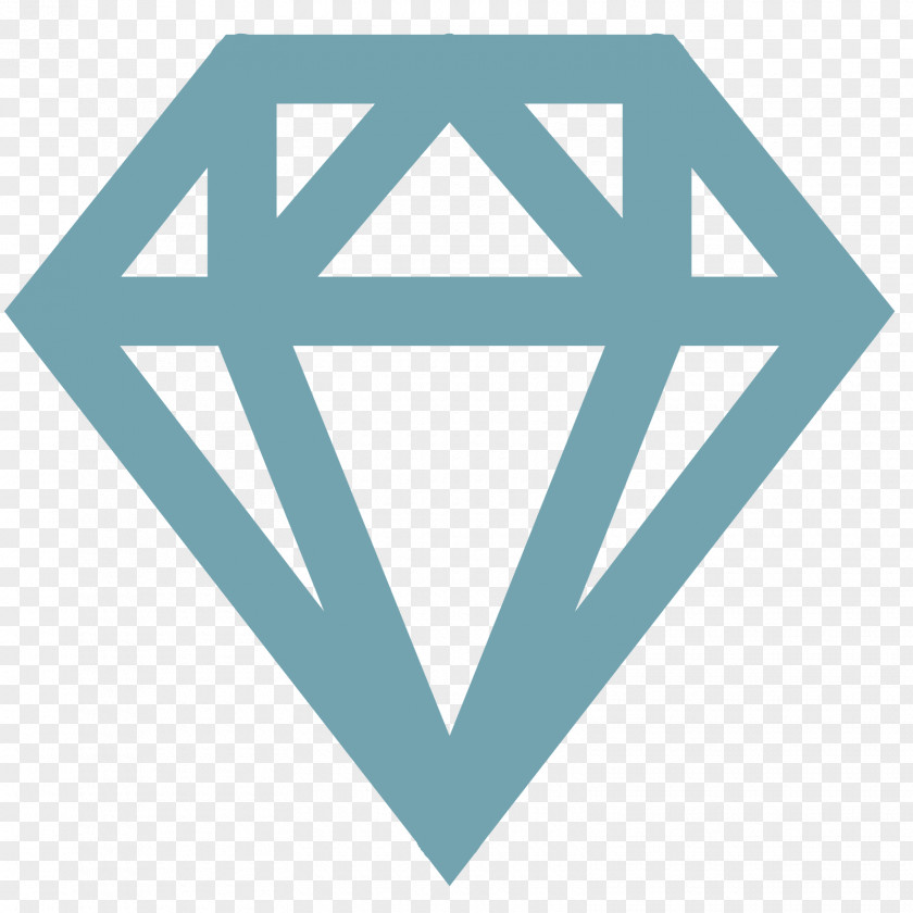 Diamond Font Awesome Gemstone PNG