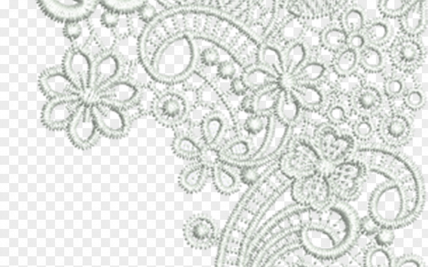 Lanus Filigree Lace Embroidery Clip Art Textile Image PNG