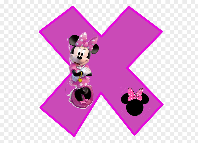 Minnie Mouse Mickey Alphabet Letter PNG