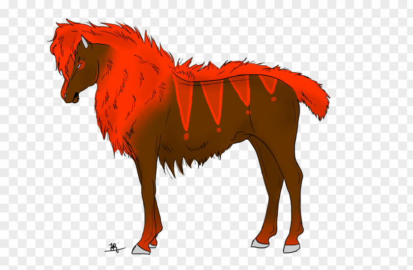 Mustang Stallion Pack Animal Illustration Character PNG