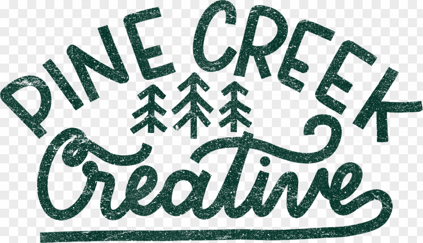Pine Gulch Creek Logo Brand Lettering Industry Font PNG