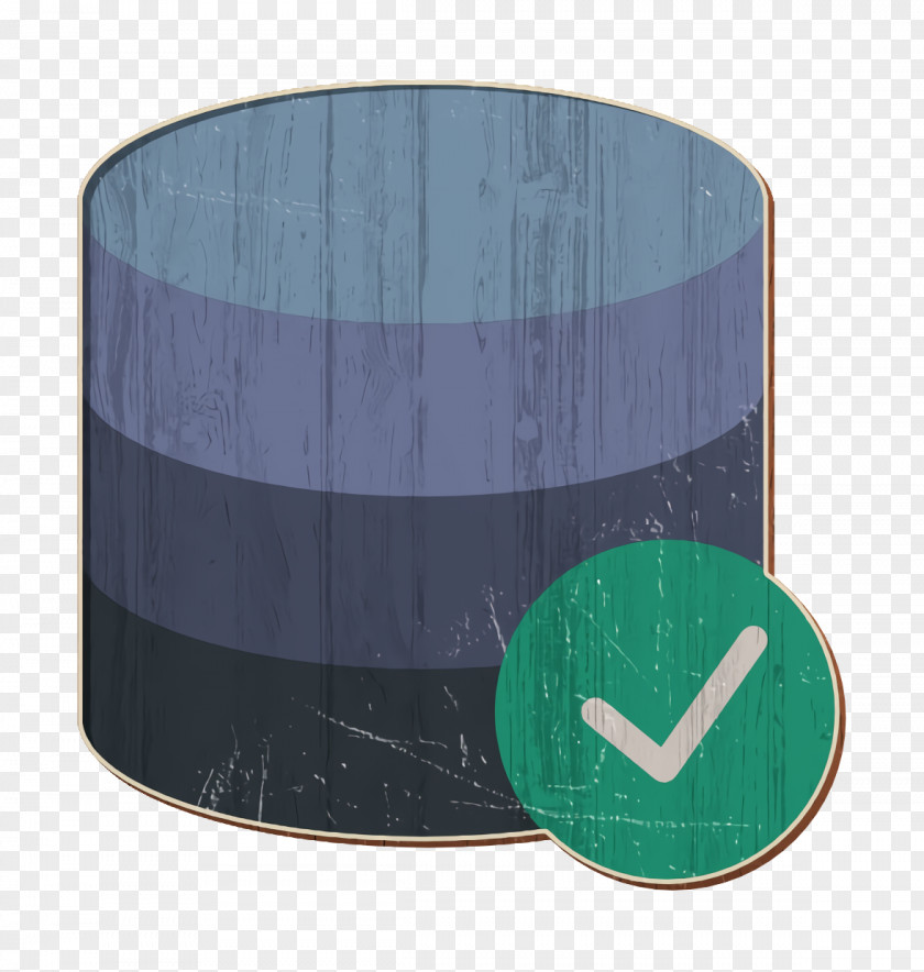 Turquoise Teal Database Icon Server Interaction Assets PNG
