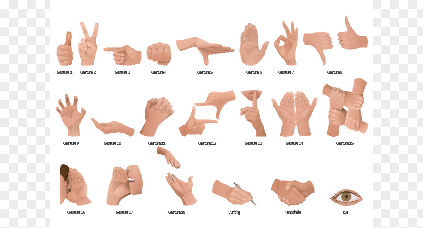 Actions Cliparts Gesture Nonverbal Communication Hand Clip Art PNG