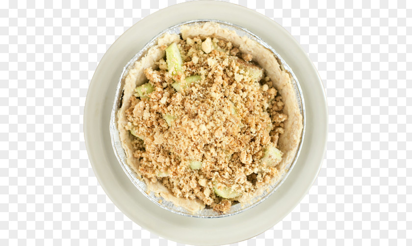 Apple Pie Vegetarian Cuisine Muesli Rolled Oats Crumble Cereálie PNG