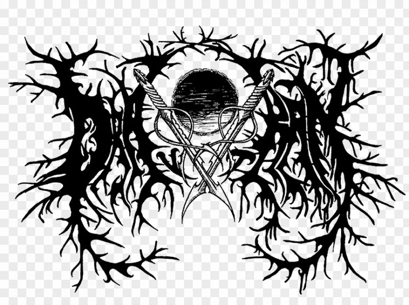 Black Metal Graphic Design Logo Heavy Pagan PNG