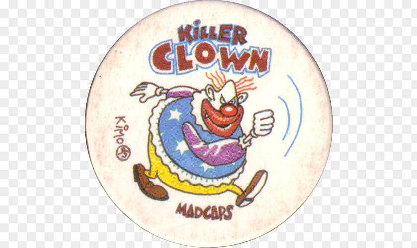 Killer Clown Food Font PNG
