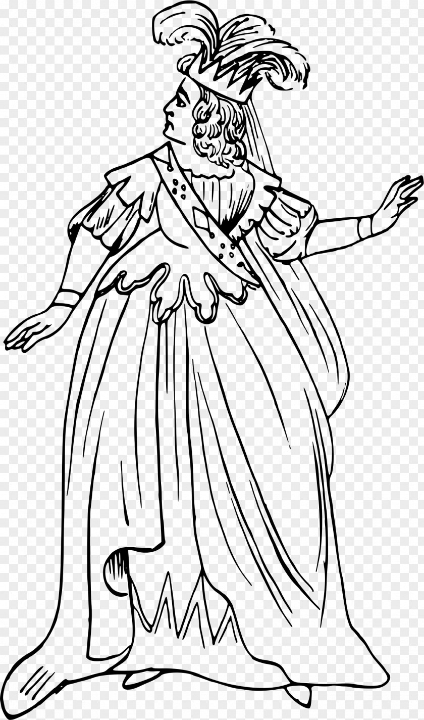 Line Art Middle Ages Clip PNG