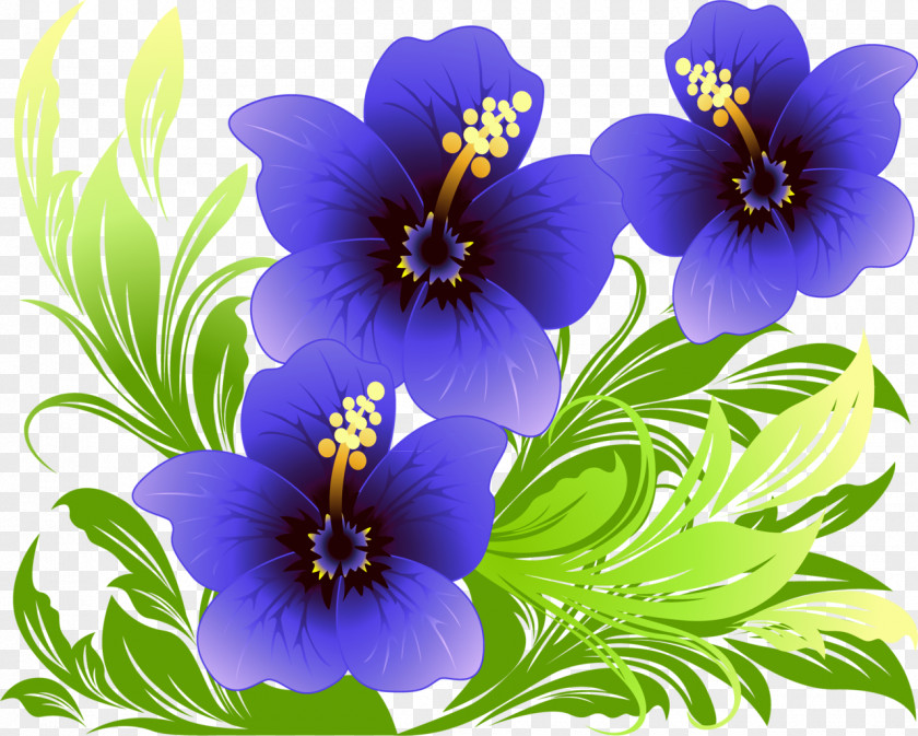 Spring Flowers Flower Purple Poster PNG