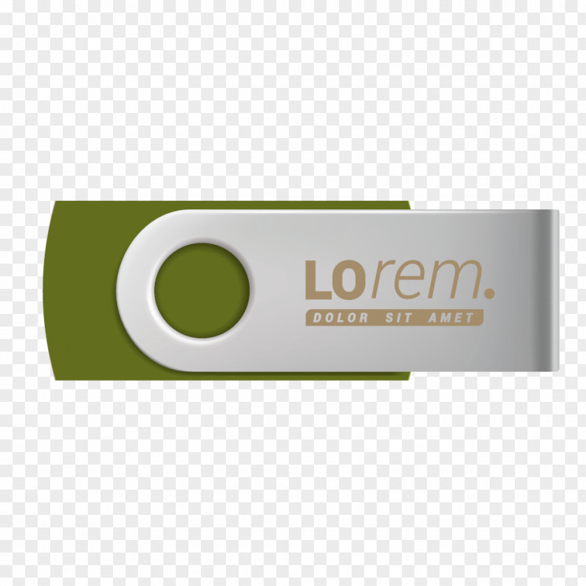USB Green Iron Texture Icon PNG