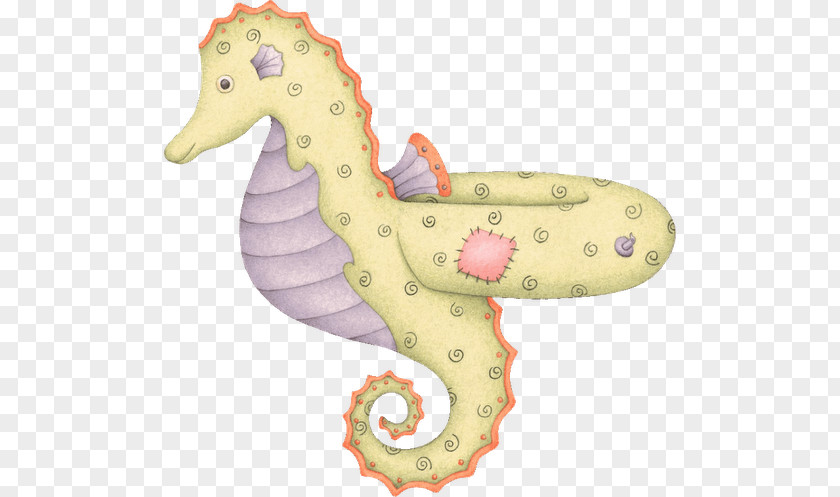 Caballito De Mar Seahorse Figurine Animated Cartoon PNG