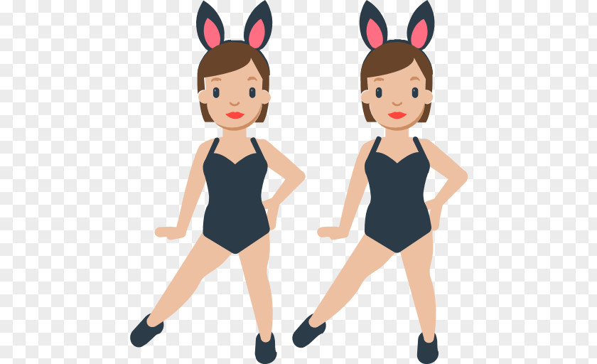 Rabbit Emoji Woman Ear Throwback Thursday PNG