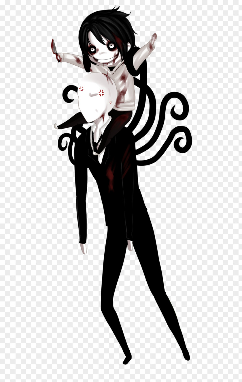 Slender Man Slenderman YouTube Jeff The Killer Drawing Creepypasta PNG