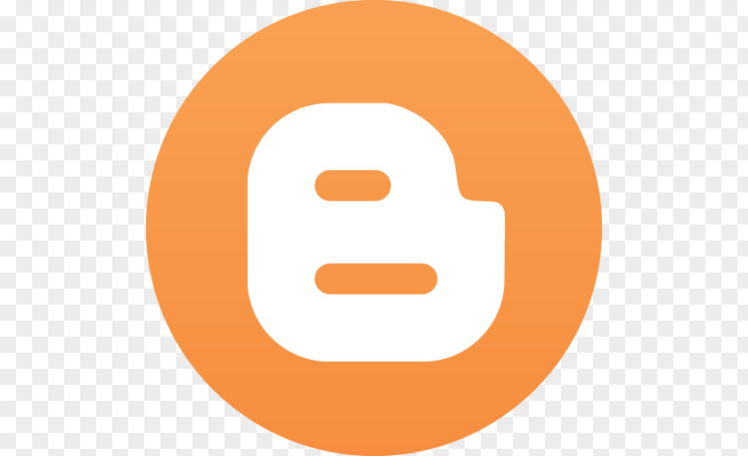 Blogger Text Symbol Orange Clip Art PNG