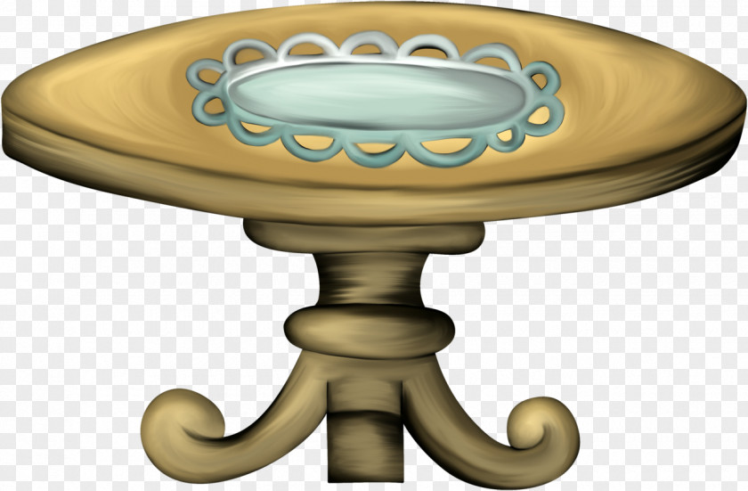 Center Table Round Wood Office PNG