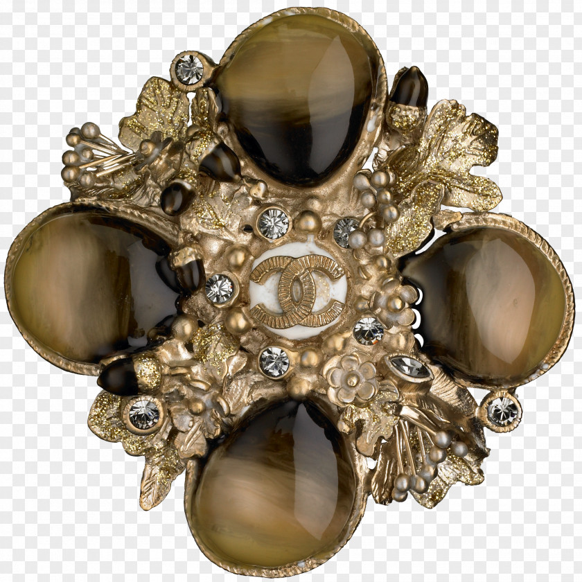 Chanel Brooch Gemstone Jewellery Necklace PNG