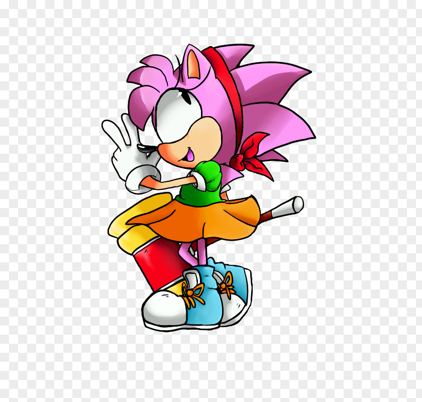 Sonic The Hedgehog 2 Amy Rose Sega Fan Art PNG