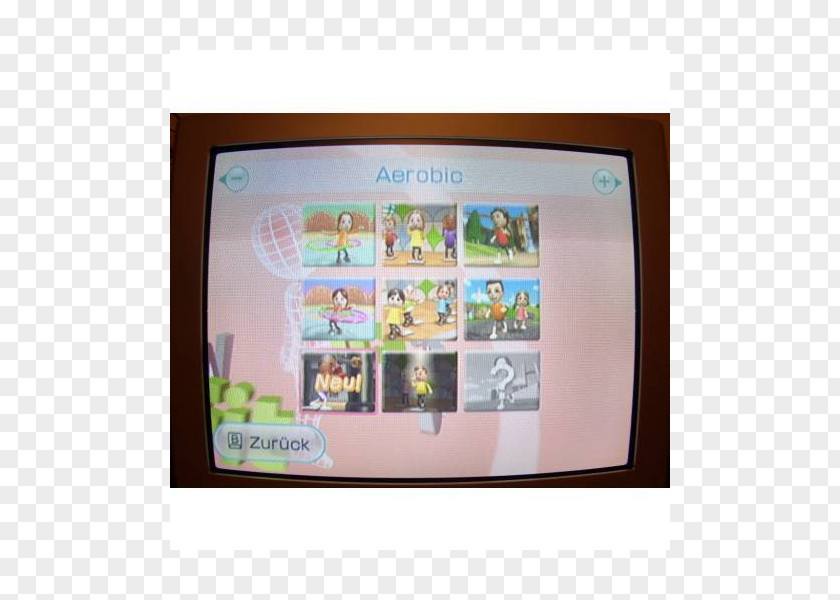 Wii Fit Display Device Multimedia Picture Frames PNG
