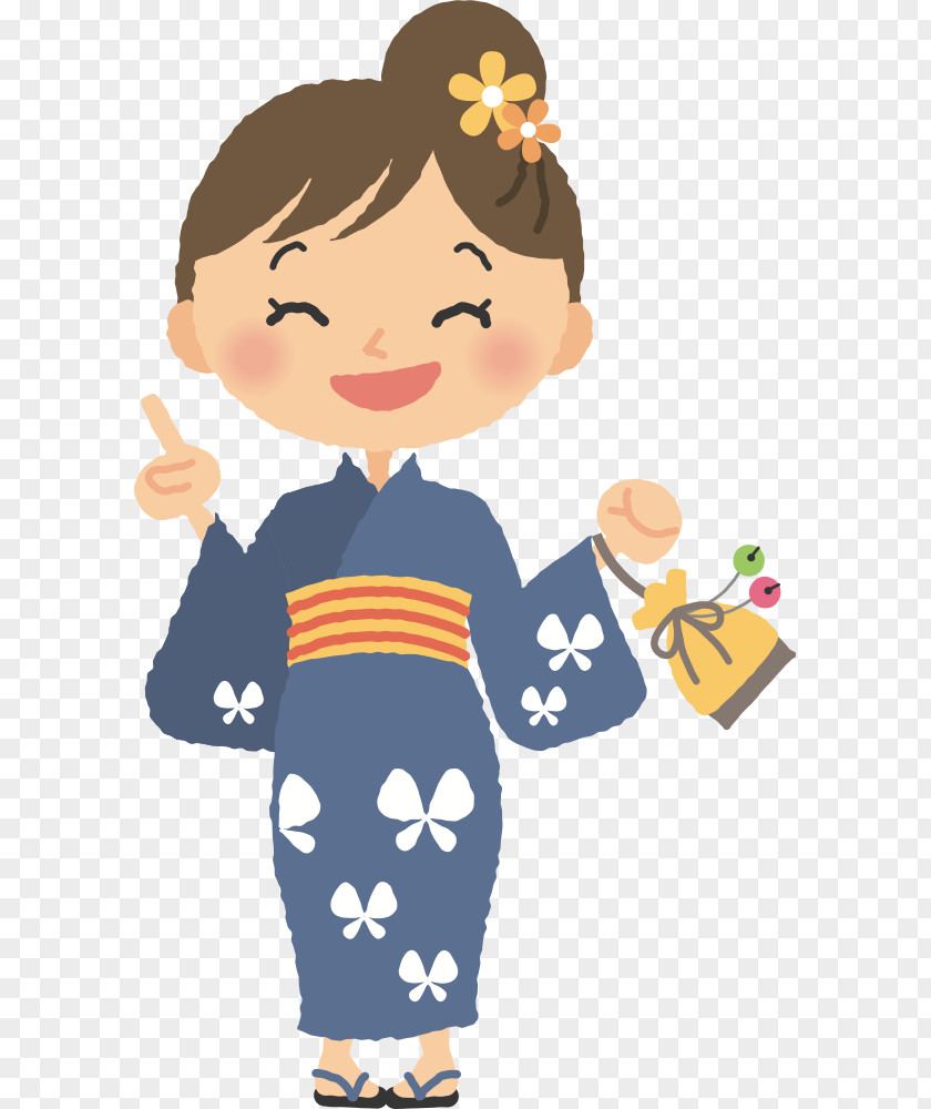 Japan Kimono Yukata アンティーク着物 Clip Art PNG