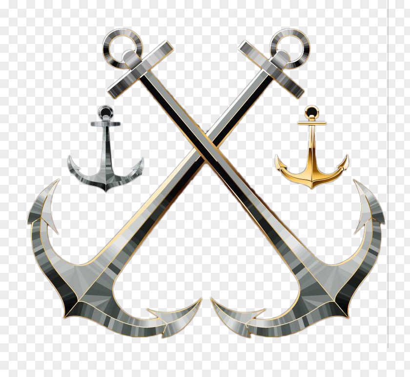 Crossed Anchors Anchor Computer File PNG