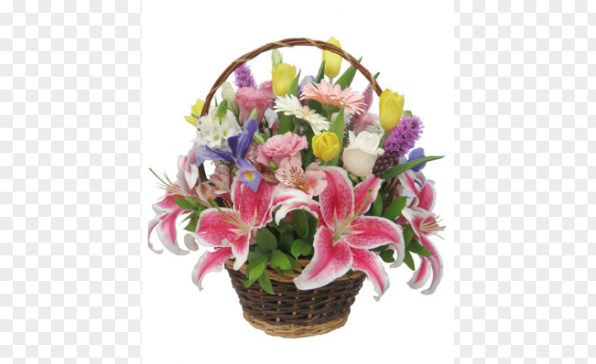 Footpath Among Flowers Arena Floristry Basket Birthday PNG
