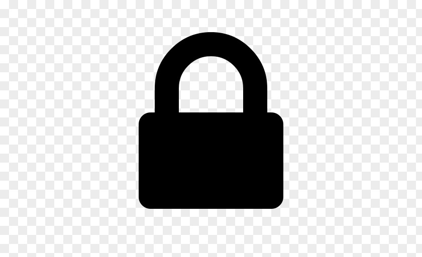 Lock Cartoon Font PNG