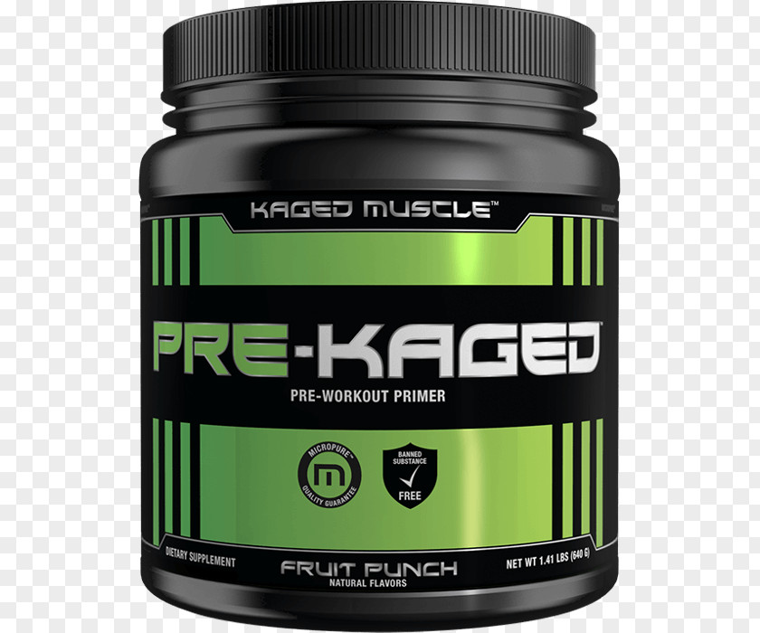 Muscle Fitness Kaged Pre-Kaged Pre-workout Dietary Supplement Bodybuilding Punch PNG