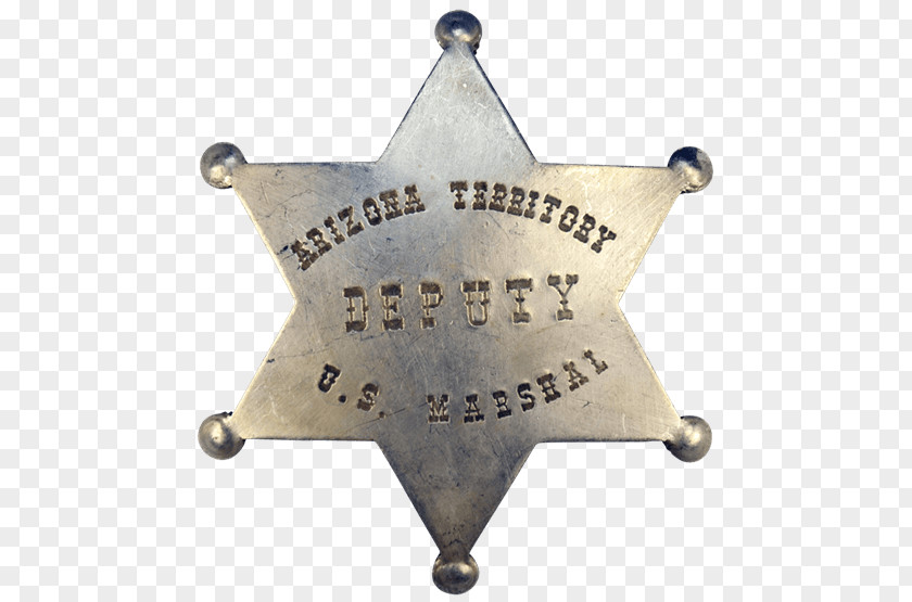 Cowboy Badge American Frontier Arizona US Deputy Marshal United States Marshals Service PNG