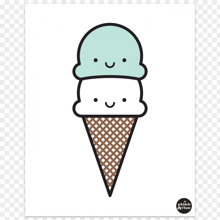 Flute Art Printing Ice Cream Cones Whistle PNG