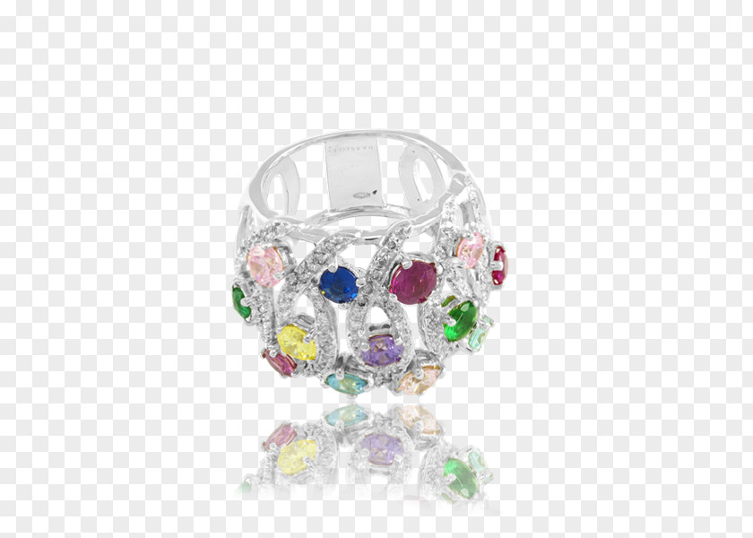 Round Light Emitting Ring Jewellery Diamond Silver Jewelry Design PNG