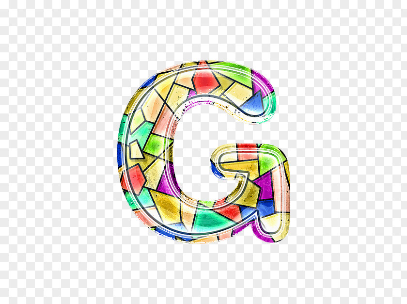 Stained Glass Letter G Gothic Architecture PNG