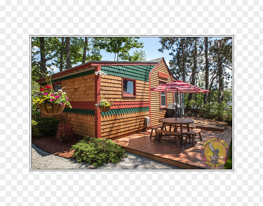 Cottage Summerhawk Lakeside Rental Cottages House Home Log Cabin PNG
