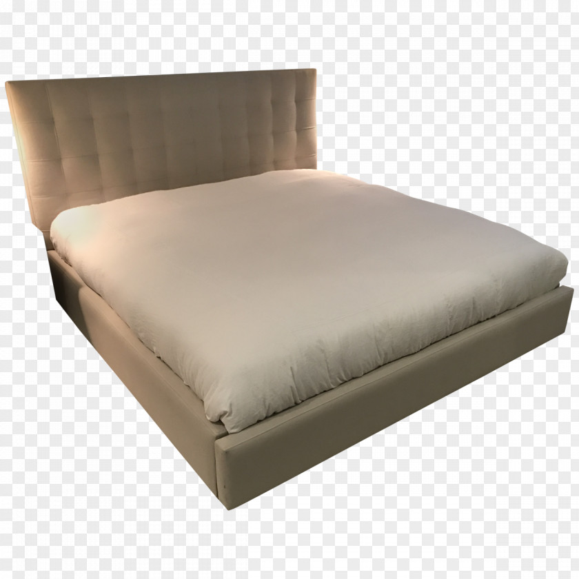 Cotton Bed Frame Mattress Box-spring Furniture PNG
