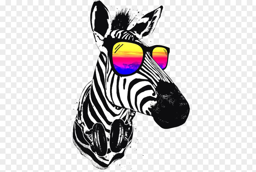 Creative Zebra Avatar PNG zebra avatar clipart PNG