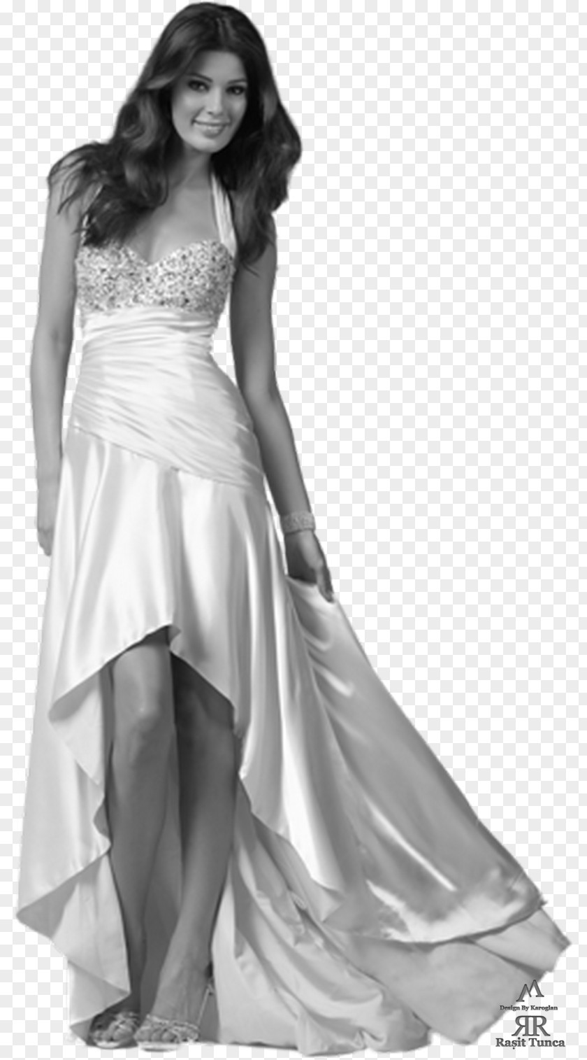 Dress Wedding Halterneck Gown PNG