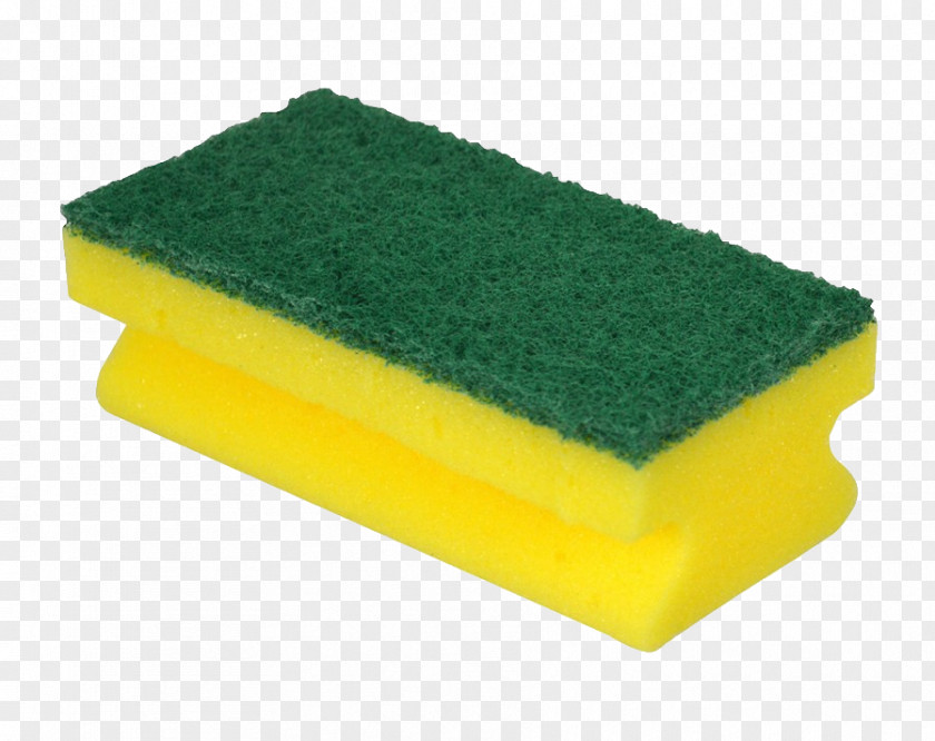 Kitchen Sponge Scouring Pad Washing Cleaning PNG