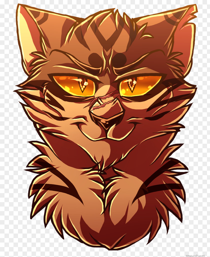 Leopard Tigerstar Cat Warriors Drawing PNG