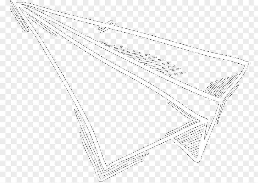 M Line Angle Product Design Black & White PNG