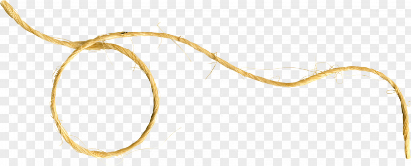 Rope Yellow Body Jewellery Amber PNG