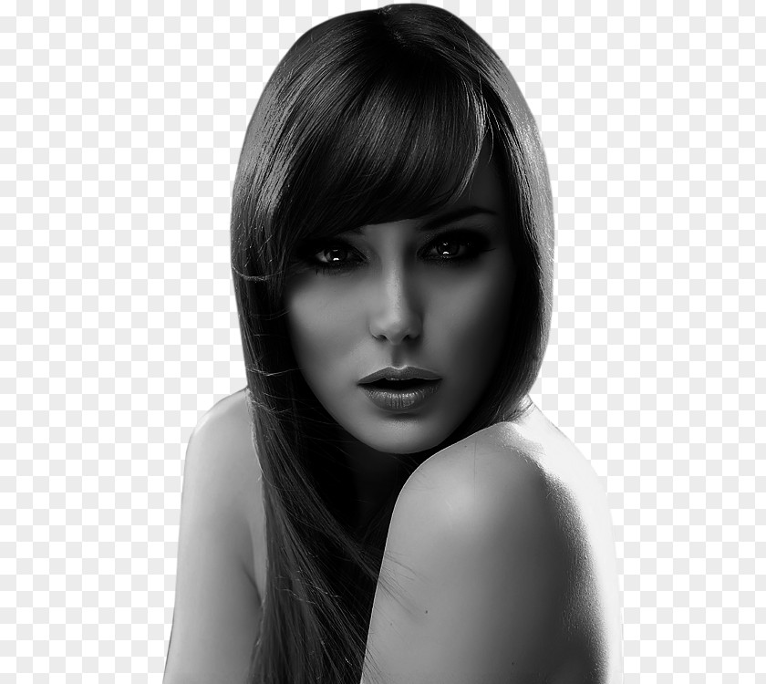 Woman Black And White Female Painting PNG