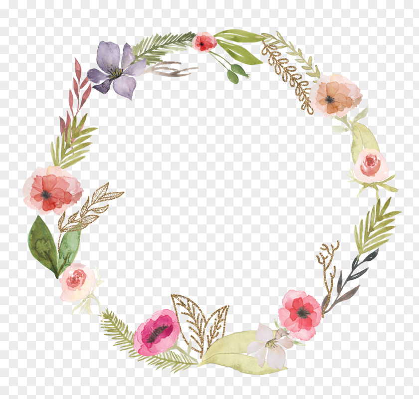 Autumn Wreaths Flower Wreath Headband Pink Crown PNG