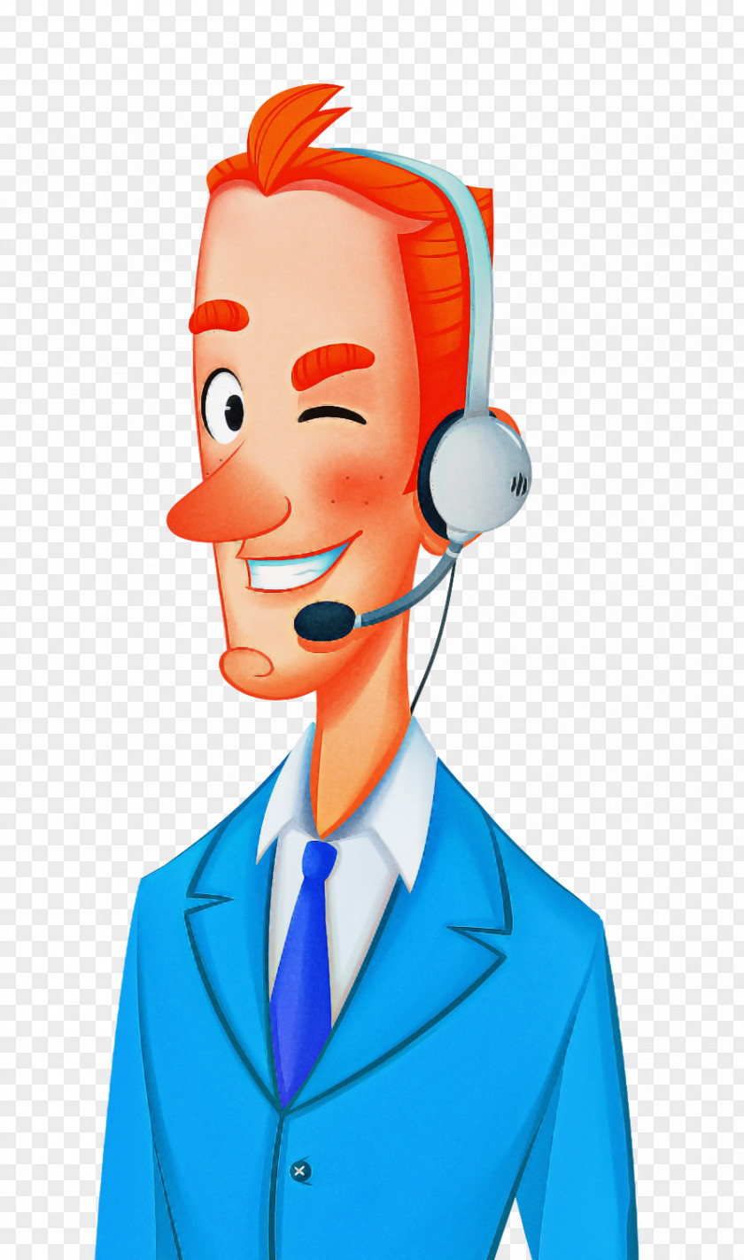 Cartoon Call Centre Technology Telephone Operator Audio Equipment PNG