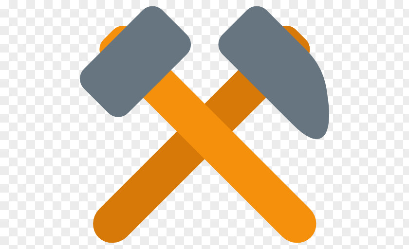 Emoji Hammer And Pick Tool Image PNG