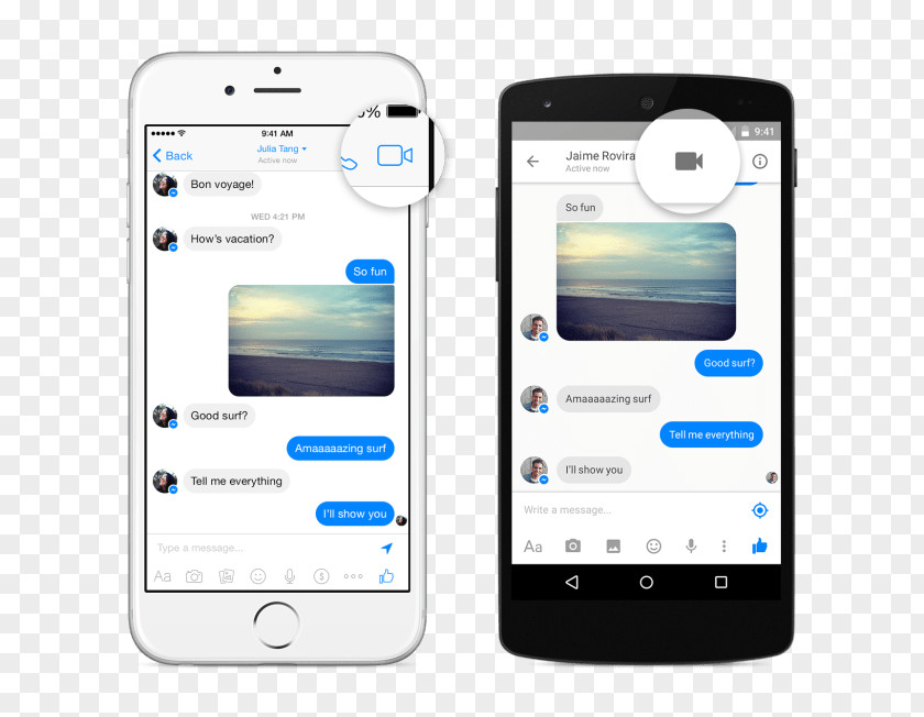 Facebook Messenger Videotelephony Mobile App Instant Messaging PNG