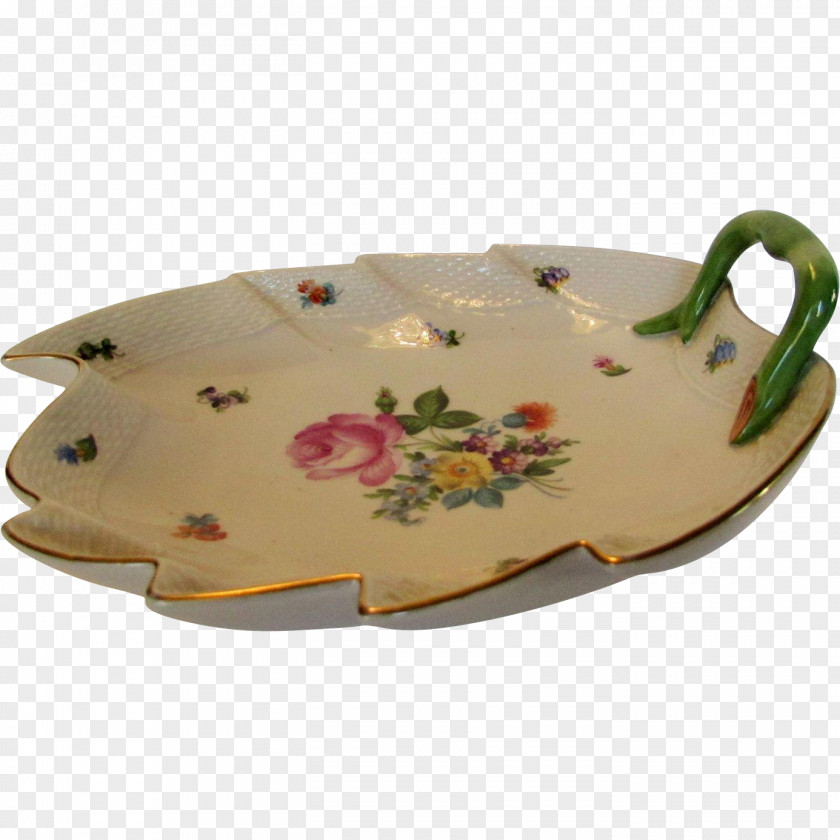 Hand Painted Style Oval M Ceramic Tray Tableware Platter PNG