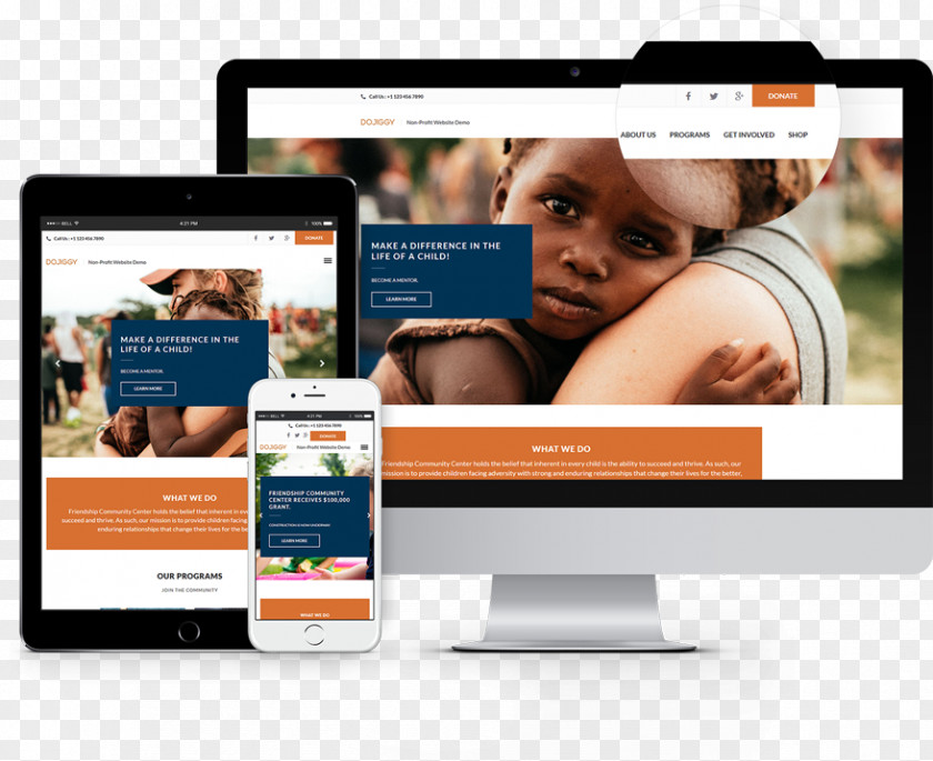 Non-profit Organisation Organization Website Fundraising Goal PNG