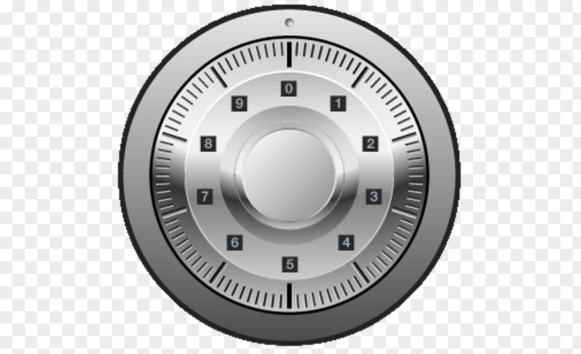 Safe Combination Lock Technology PNG